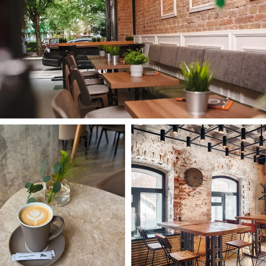 แต่งร้านกาแฟสวย ๆ ด้วยวอลเปเปอร์แต่งคาเฟ่ลายอิฐโชว์ เพิ่มบรรยากาศเท่ด้วยภาพแต่งห้องคาเฟ่สไตล์ลอฟท์
