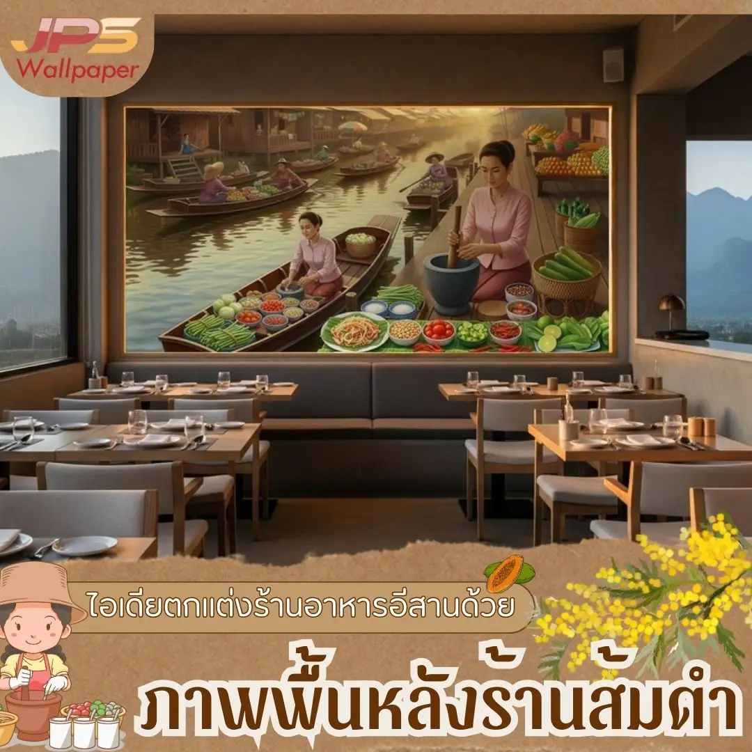 ไอเดียแต่งร้านส้มตำสำหรับผู้ประกอบการ ด้วยภาพพื้นหลังร้านส้มตำ รูปพื้นหลังส้มตำ และรูปส้มตำปลาร้า