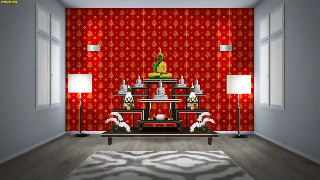 บริการติดตั้ง พื้นหลังลายไทย สวย ๆ เพื่อจัดพื้นที่พิธีการให้ดูสุภาพและน่าเชื่อถือ
