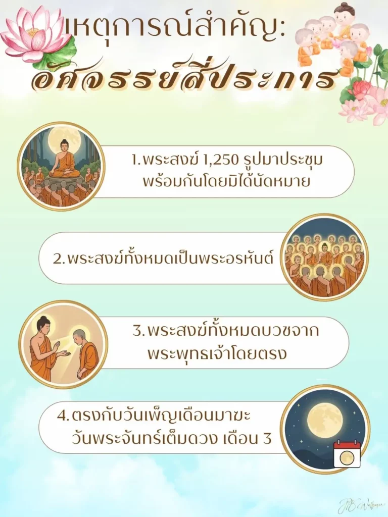 ภาพประกอบวันมาฆบูชา สำหรับบทความให้ความรู้ แสดงบรรยากาศเวียนเทียนและการปฏิบัติธรรม ภาพตกแต่งวันมาฆบูชา ใช้เป็นภาพพื้นหลัง วันมาฆบูชา สำหรับสื่อการเรียนการสอนทางศาสนา
