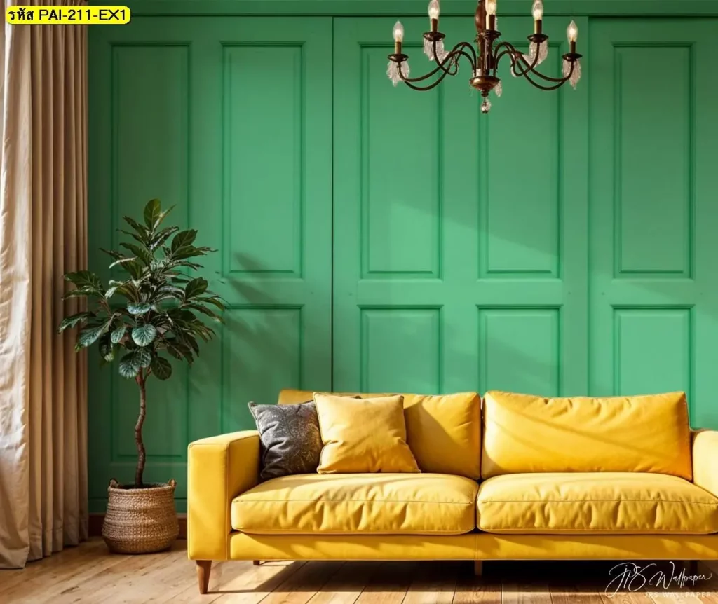 ภาพกรุผนังลายไม้ติดผนังแนวธรรมชาติ รับพิมพ์และติดตั้ง เป็นไอเดียแต่งผนังที่ดูอบอุ่นและลงตัว วอลเปเปอร์ลายไม้โมเดิร์นแนวเส้นตั้ง รับพิมพ์และบริการติดตั้ง ช่วยจัดโครงสร้างสายตาของห้อง
