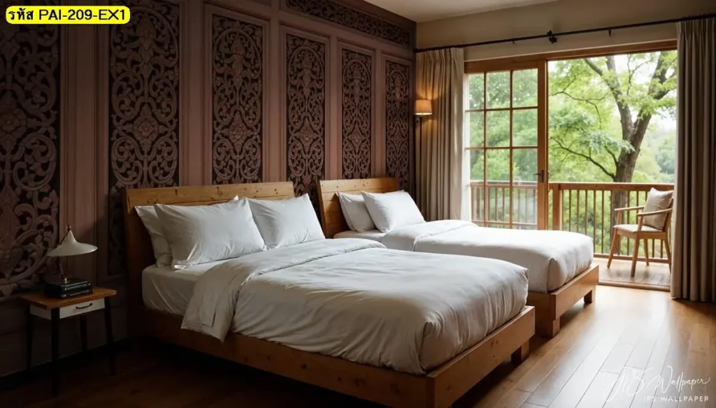 วอลเปเปอร์ไม้ลายธรรมชาติรับพิมพ์ตามขนาดจริง พร้อมติดตั้งให้ผนังดูเรียบร้อยและกลมกลืน กรุผนังลายไม้แบบคลาสสิกในรูปแบบวอลเปเปอร์ลายกรุผนังไม้ รับพิมพ์และติดตั้งเพื่อความต่อเนื่อง
