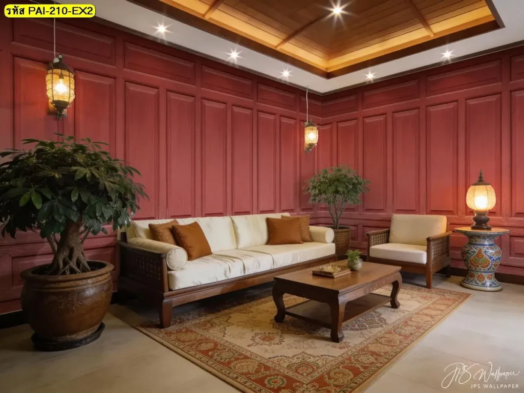 ภาพกรุผนังลายไม้แนวธรรมชาติ รับพิมพ์ตามขนาดจริง พร้อมบริการติดตั้งเพื่อสร้างบรรยากาศผ่อนคลาย วอลเปเปอร์ติดผนังลายไม้รับพิมพ์และติดตั้ง ช่วยเปลี่ยนผนังธรรมดาให้เป็นไอเดียแต่งผนังที่อบอุ่น
