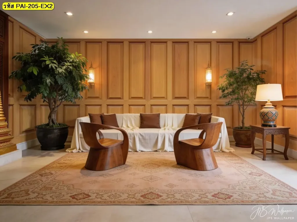 วอลเปเปอร์กรุผนังไม้รับพิมพ์ตามขนาดจริง พร้อมบริการติดตั้งเพื่อควบคุมทิศทางลายไม้ทั้งผืน ภาพกรุผนังลายไม้ธรรมชาติ รับพิมพ์และติดตั้ง เป็นไอเดียแต่งผนังที่เหมาะกับหลายบริบทพื้นที่
