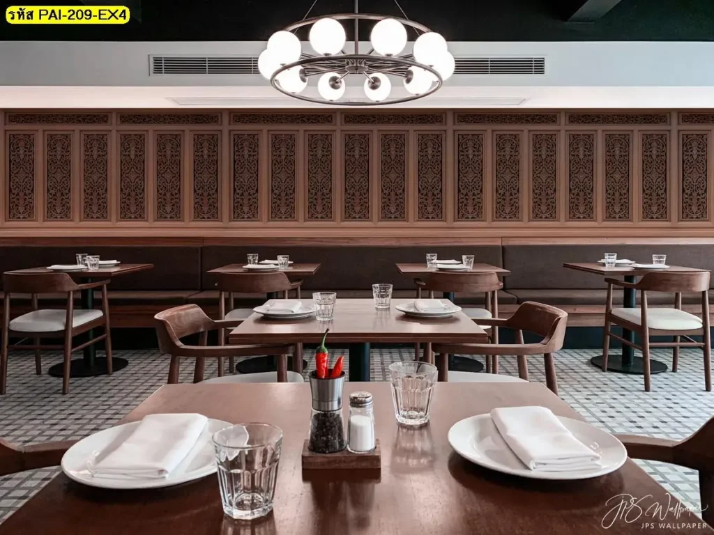 วอลเปเปอร์ไม้ลายธรรมชาติรับพิมพ์และติดตั้ง ช่วยให้ผนังดูอบอุ่นโดยไม่ต้องใช้ลวดลายซับซ้อน กรุผนังลายไม้แบบคลาสสิก รับพิมพ์ตามพื้นที่จริง พร้อมบริการติดตั้งให้ภาพรวมดูสมดุล
