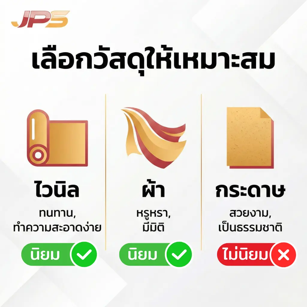 แนะนำวัสดุวอลเปเปอร์ห้องพระ ลายไทย แบบไวนิลและผ้า ทนทาน เหมาะกับงานตกแต่งโบสถ์และห้องพระในบ้าน