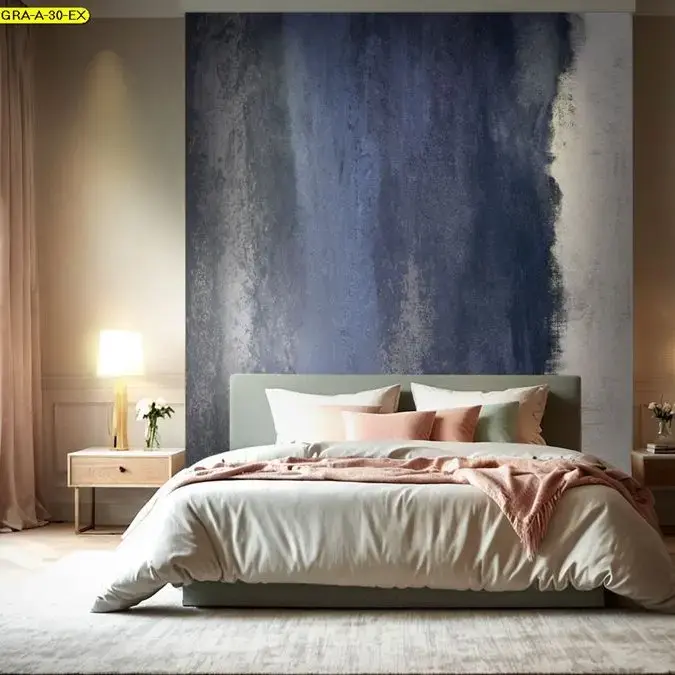 วอลเปเปอร์ห้องนอน ไอเดียแต่งห้องโทนเทาเข้มสไตล์โมเดิร์น เหมาะห้องนอนคอนโดมินิมอล