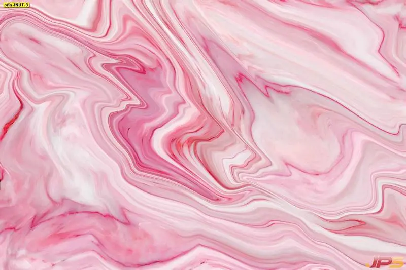 วอลเปเปอร์ลายหินอ่อนสีชมพูไล่เฉด เพิ่มความละมุนผนัง