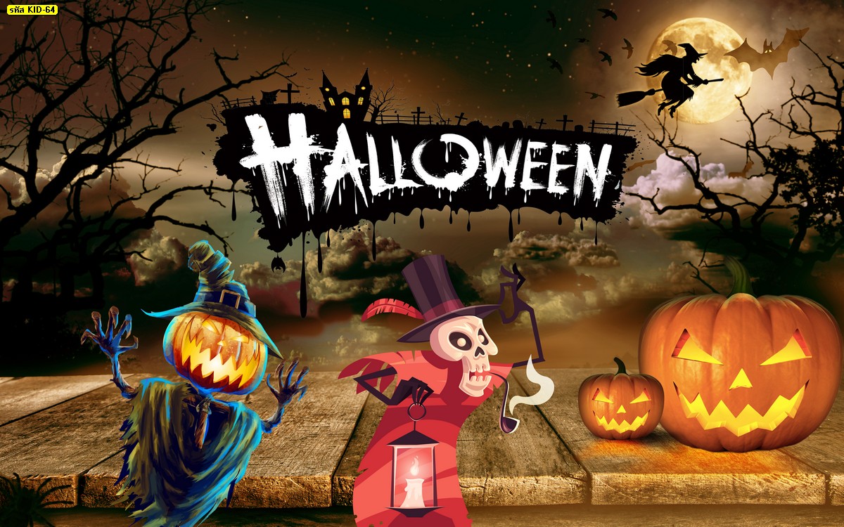 วอลเปเปอร์ลายHalloween สุขสันต์วัน Halloween เด็กๆ