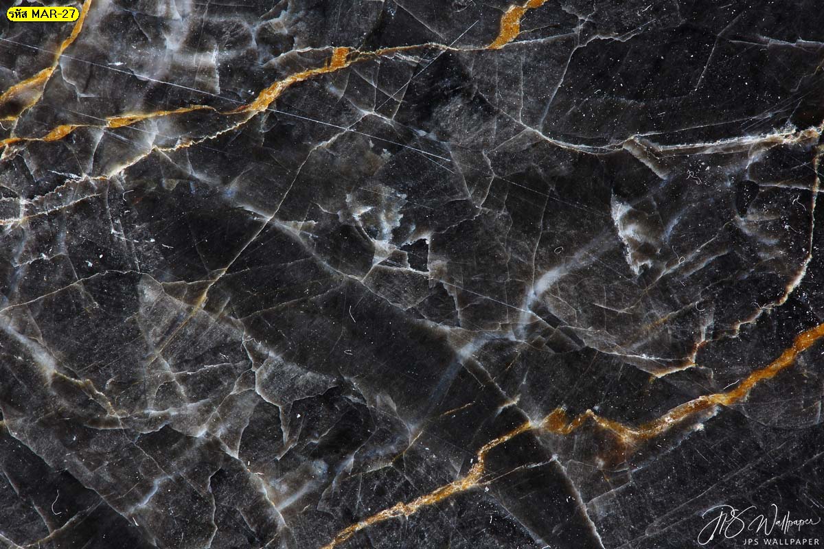 สั่งทํารูปหินอ่อนติดผนัง หินอ่อนสีดำ วอลเปเปอร์หินอ่อนสีดำลวดลายสีทองและสีขาว